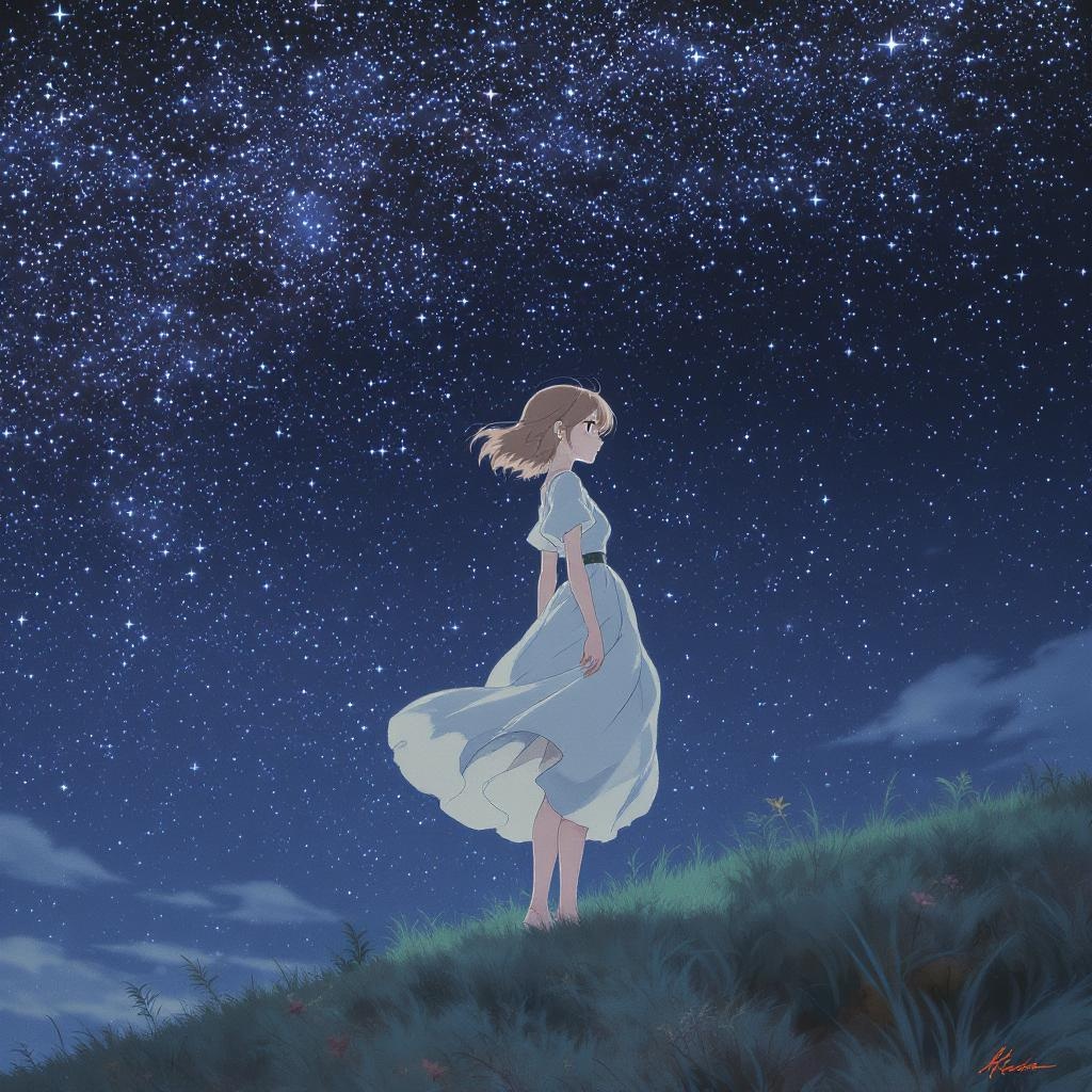 Generated Anime-style Space