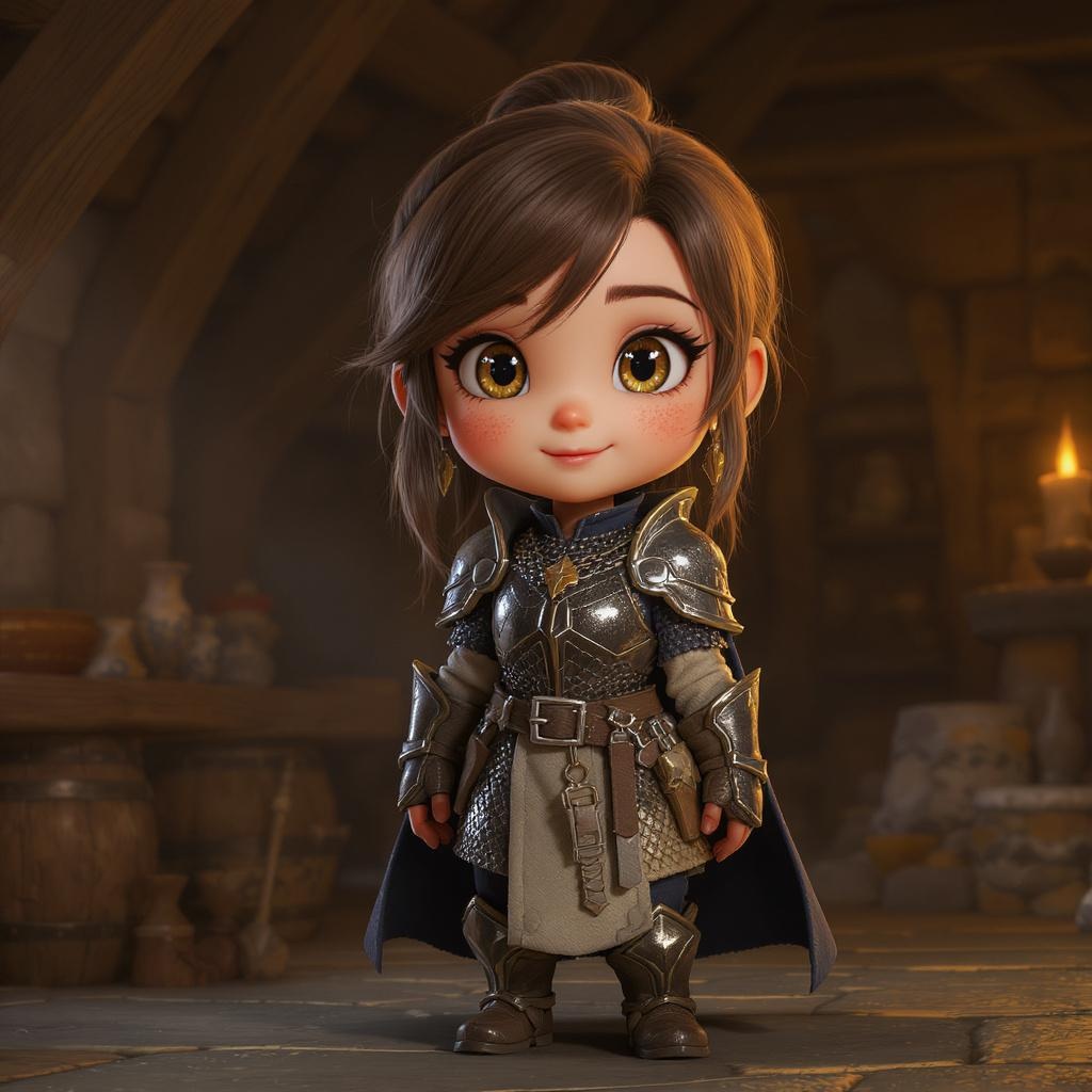 Cleric Character Donned Artwork