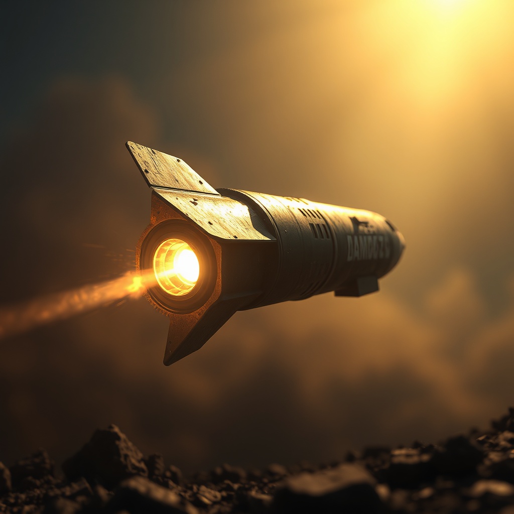 Photo Missile Illuminated Art