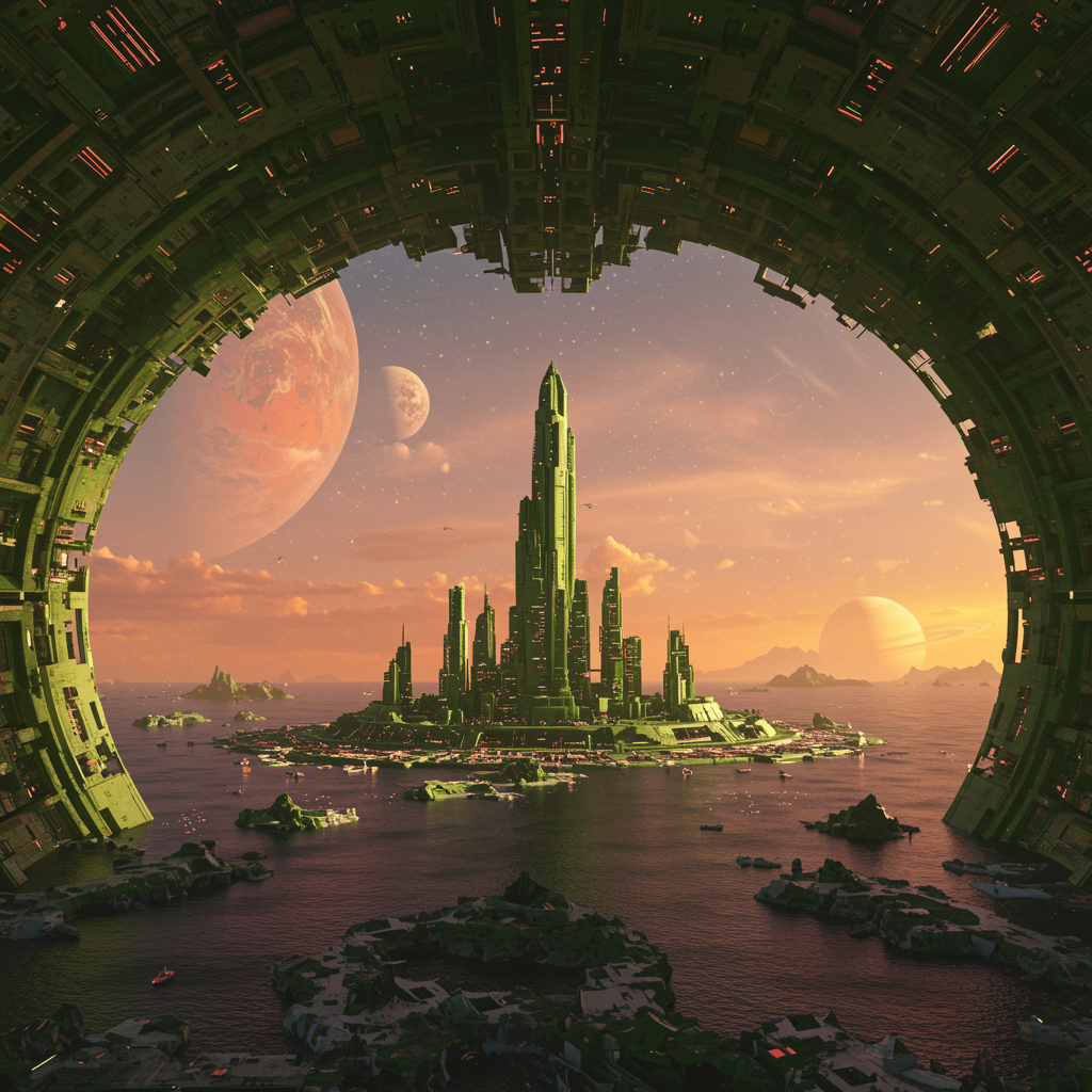 Depiction Green City Art