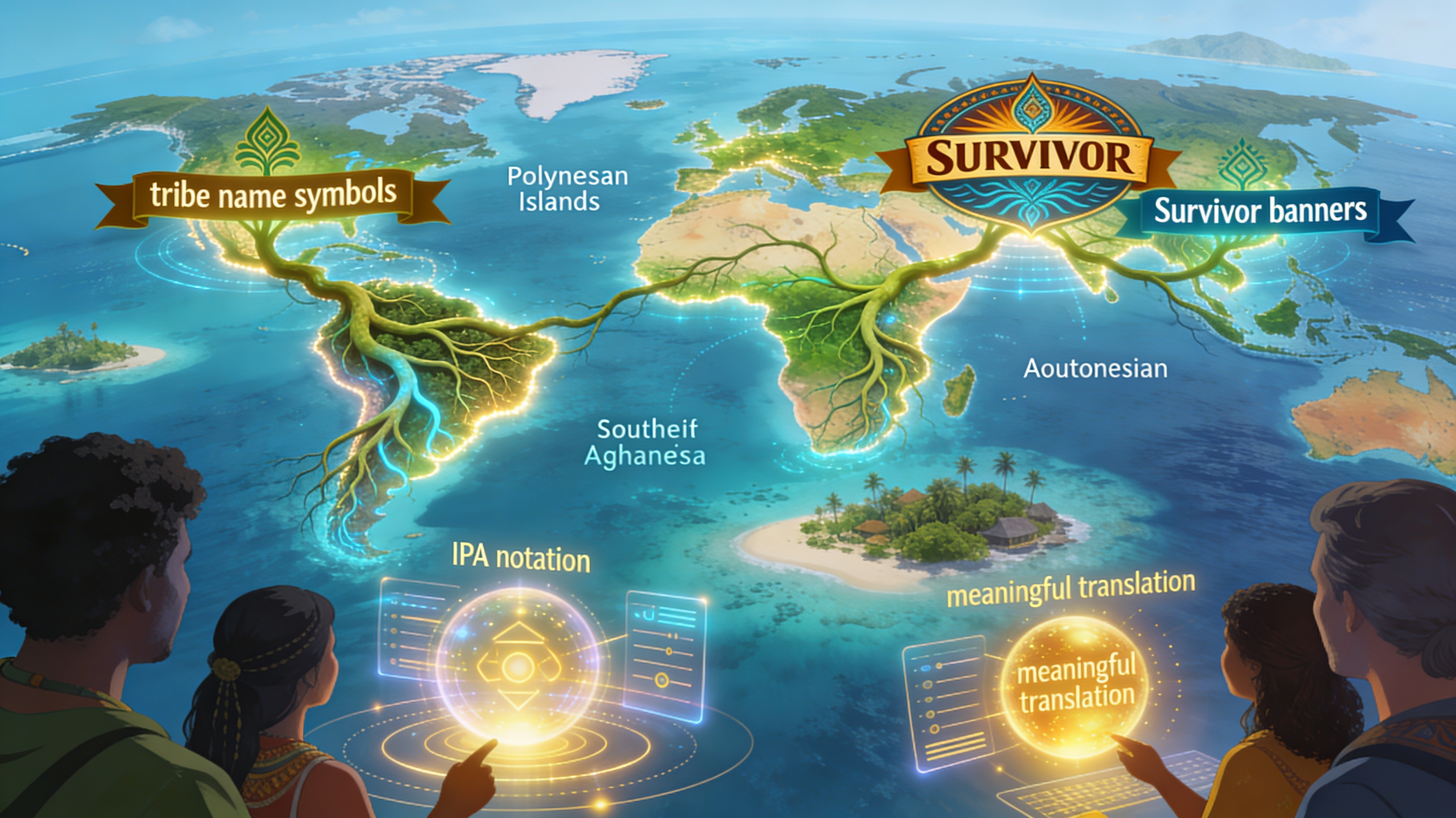 Culturally-Researched Linguistic Database - Feature illustration