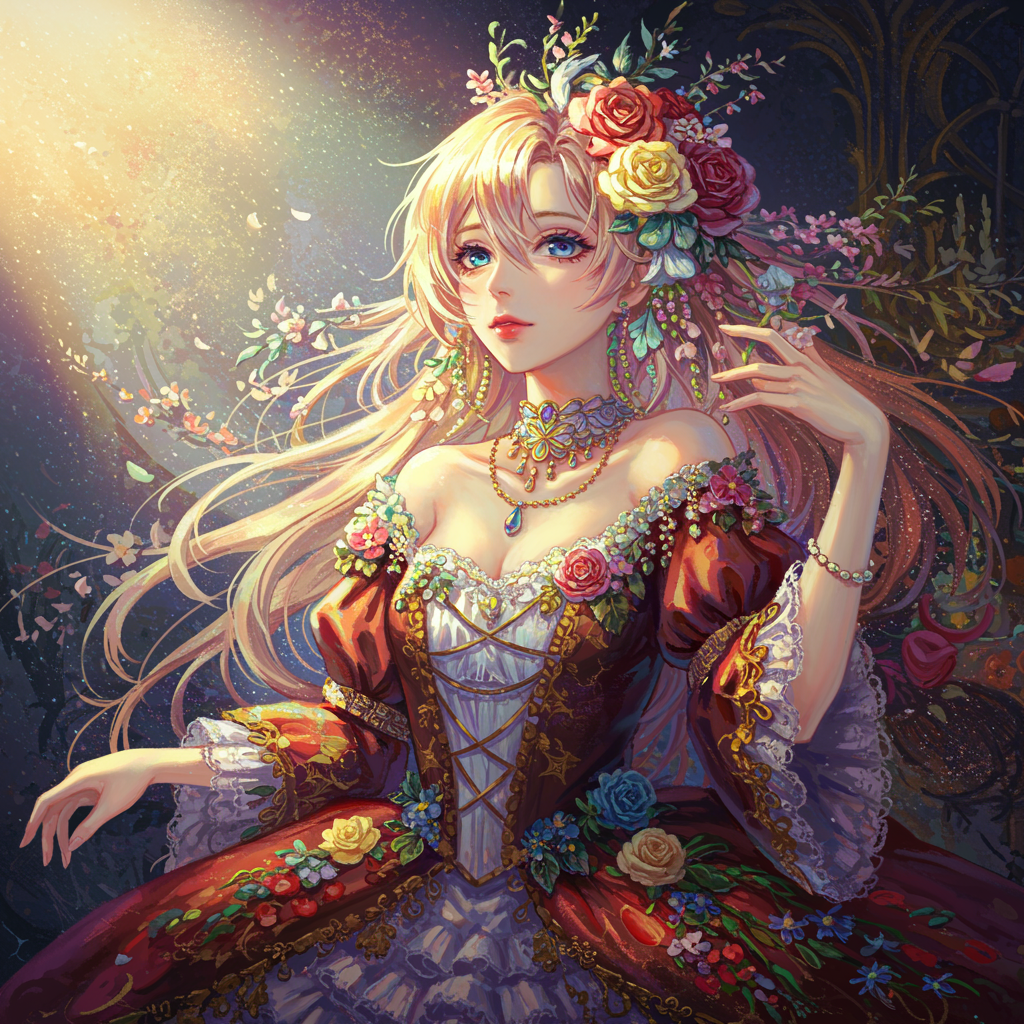 Vibrant Acrylic Painting Art