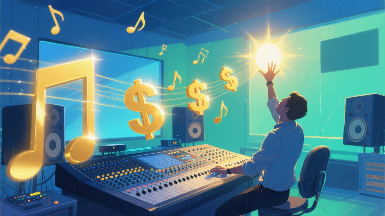 Royalty-Free Music Options - Feature illustration