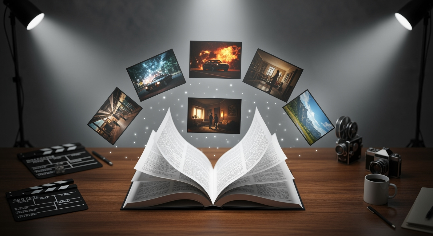 Comprehensive script to screen workflow - Feature illustration