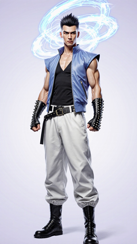 Male super-hero of Asian heritage, probably Japane