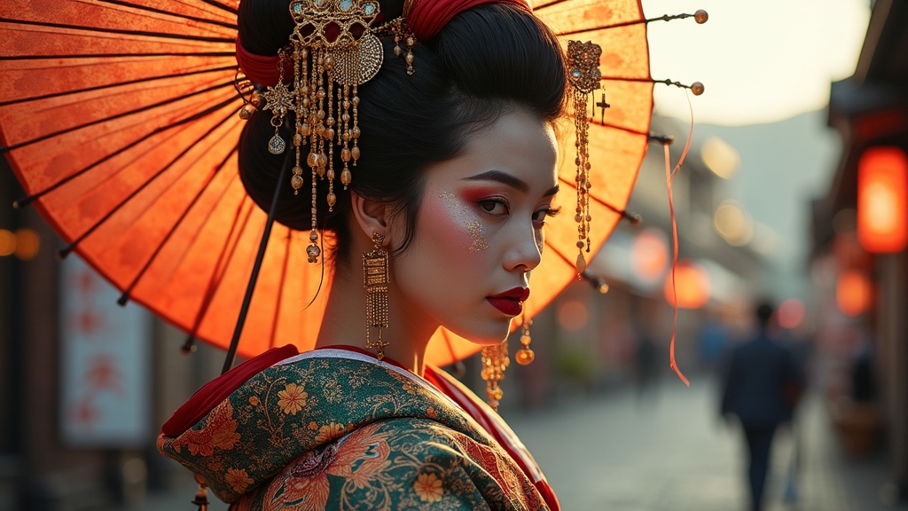 AI Art, Geisha Design