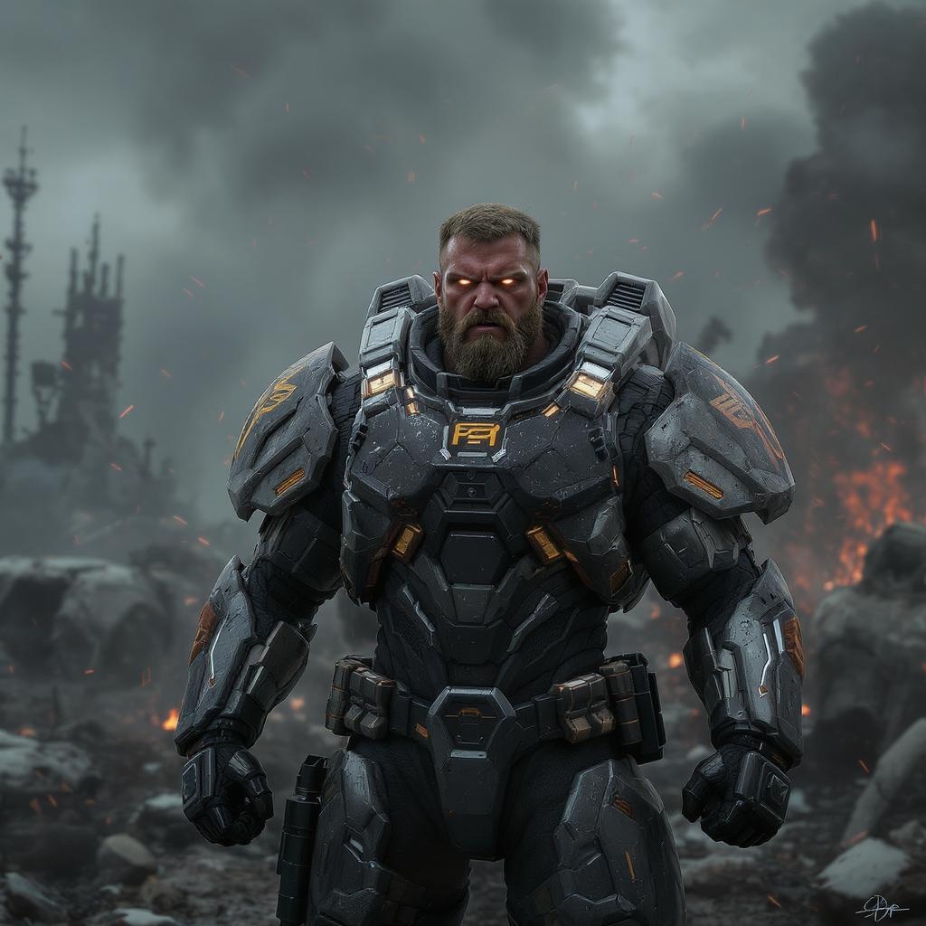 Furious Marine Clad Artwork