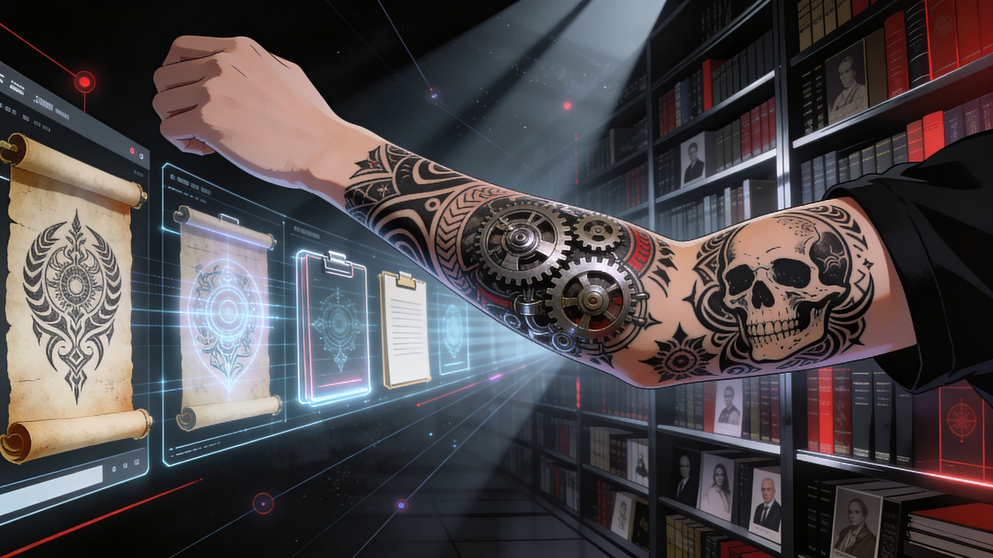 Authentic Hardcore Aesthetic Library - Feature illustration