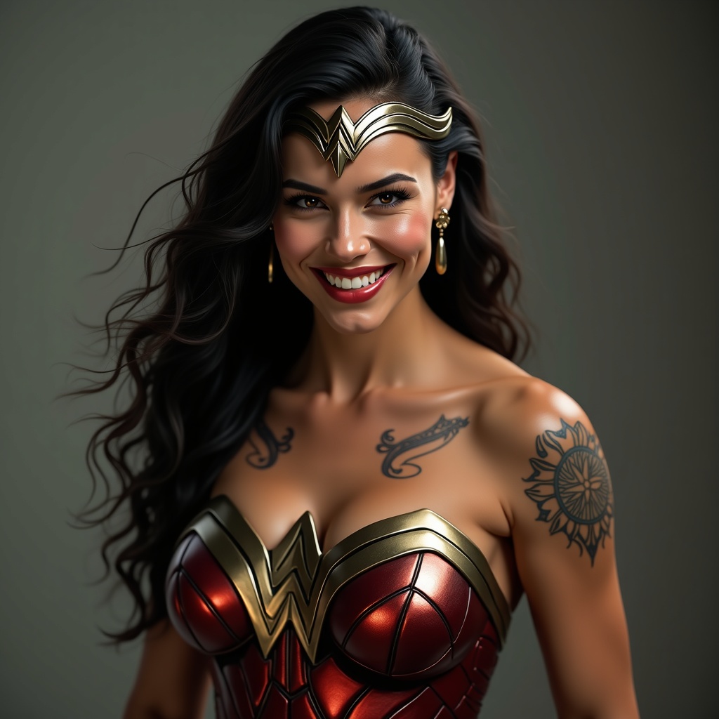 Wonder Woman, Joyful, Artwork