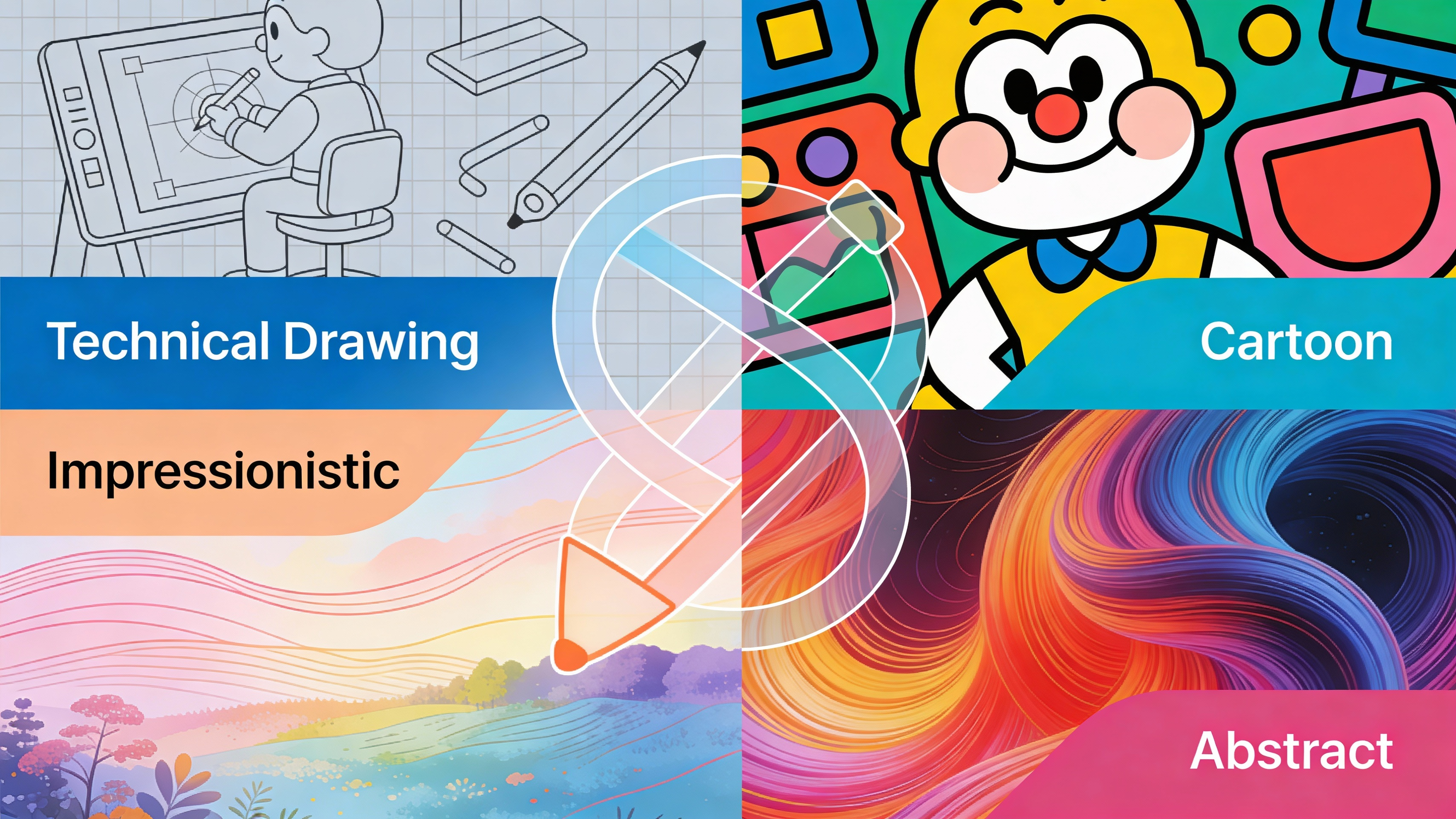 Unlock 15+ Outline Styles - Feature illustration
