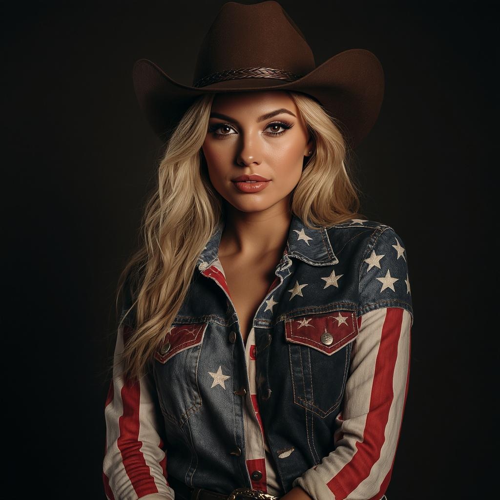 AI Blonde Woman Design