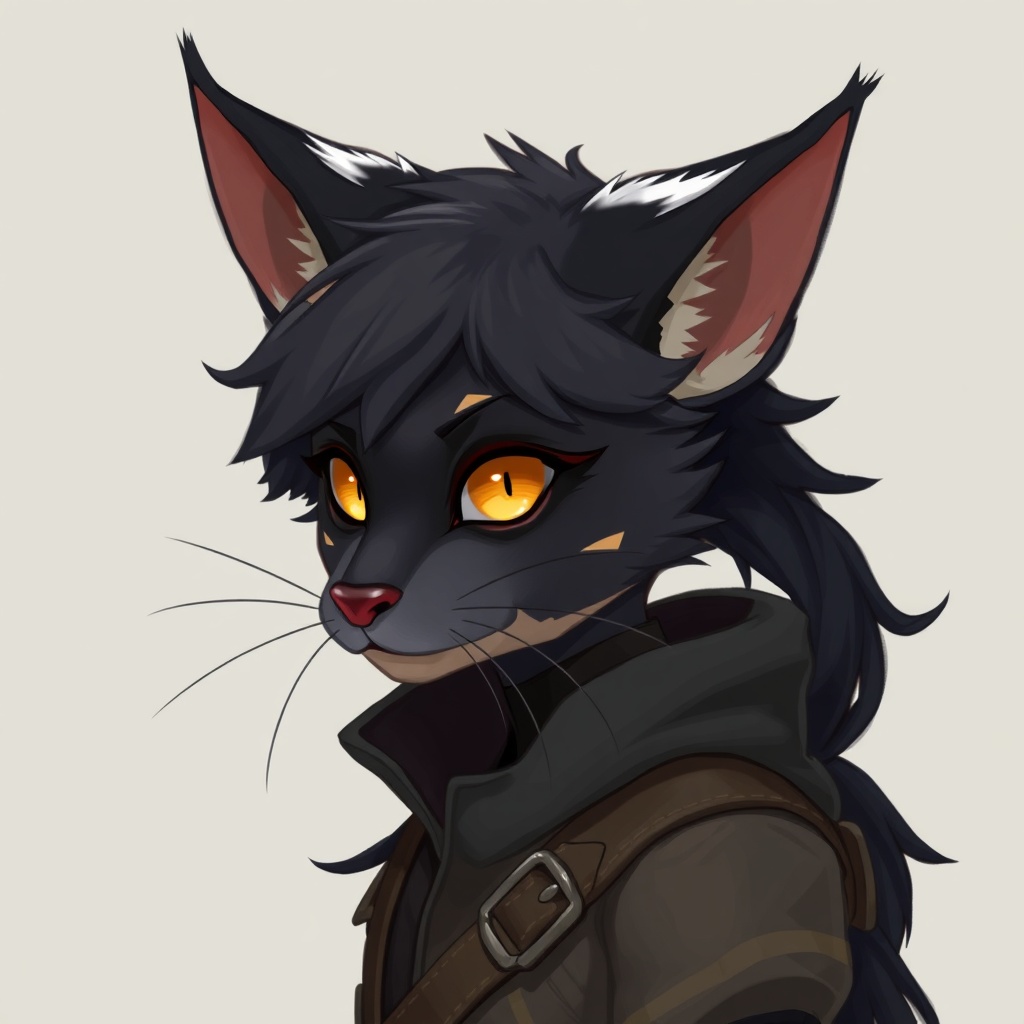 Generated 1girl, Feline