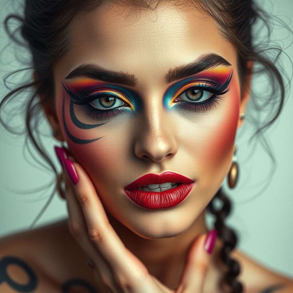 AI Vivid Makeup Design