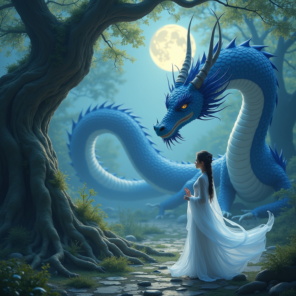 Scene Unfolds Chinese Artwork