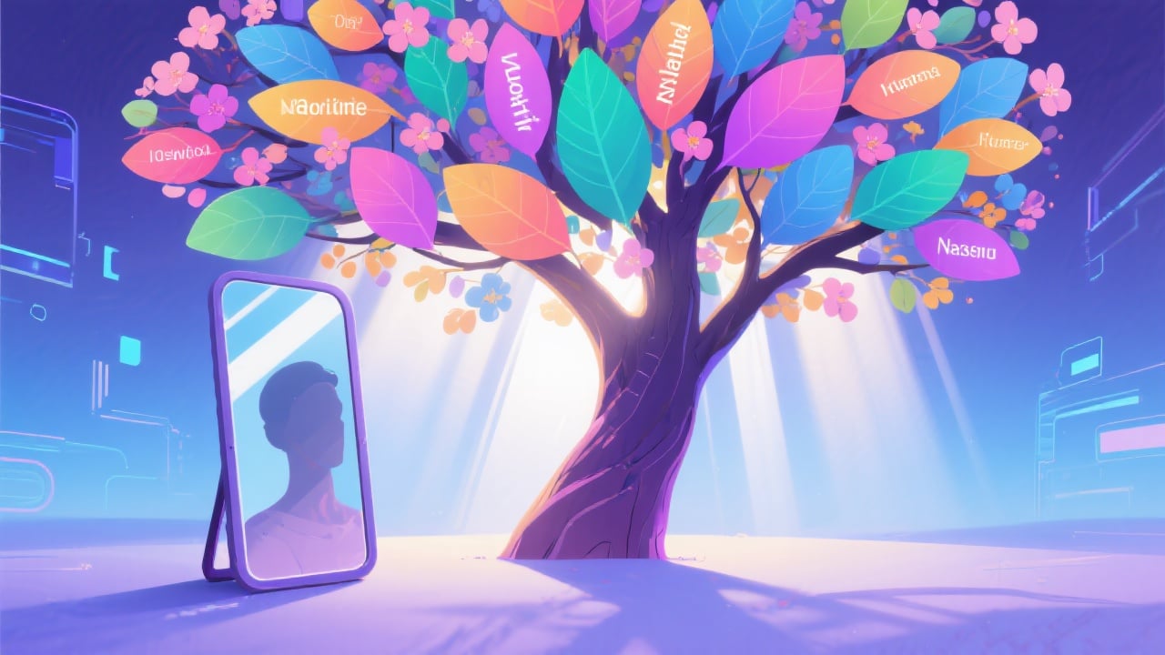 Find a name that resonates with your true identity. - Feature illustration