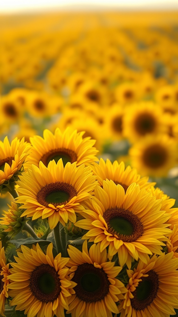 AI Arrangement Sunflowers Design