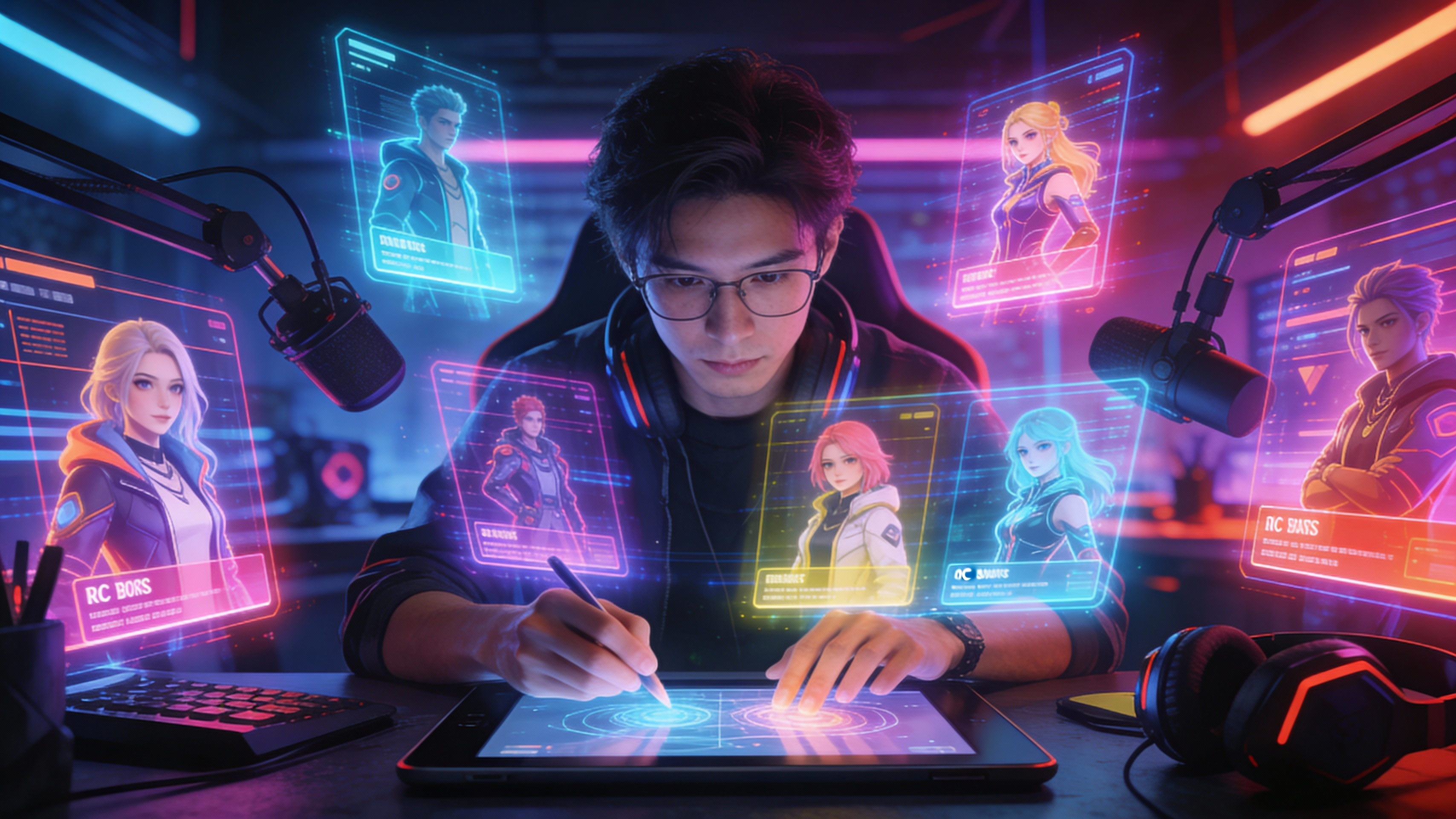 Rapid Prototyping for Fan Fiction and Art - Feature illustration