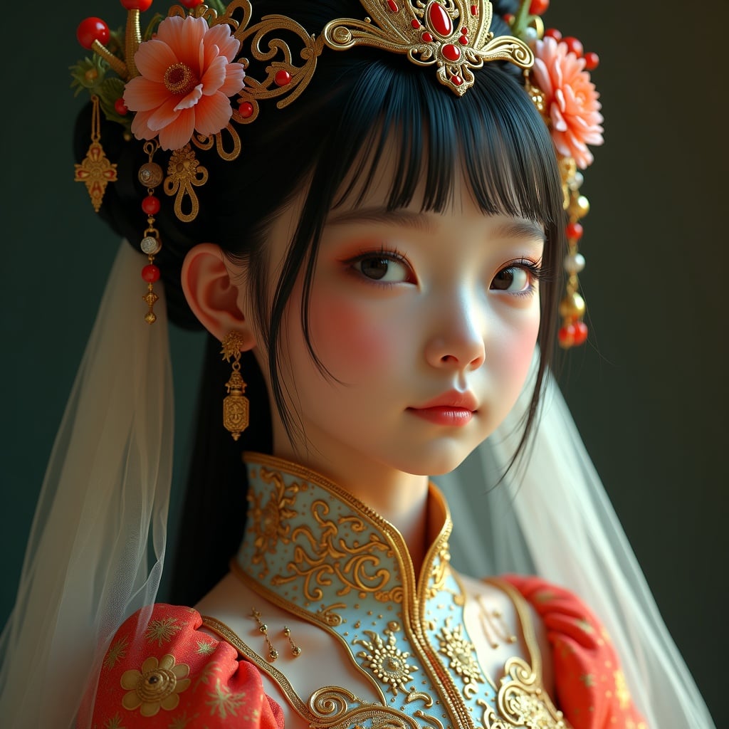 AI Portrait Girl Design