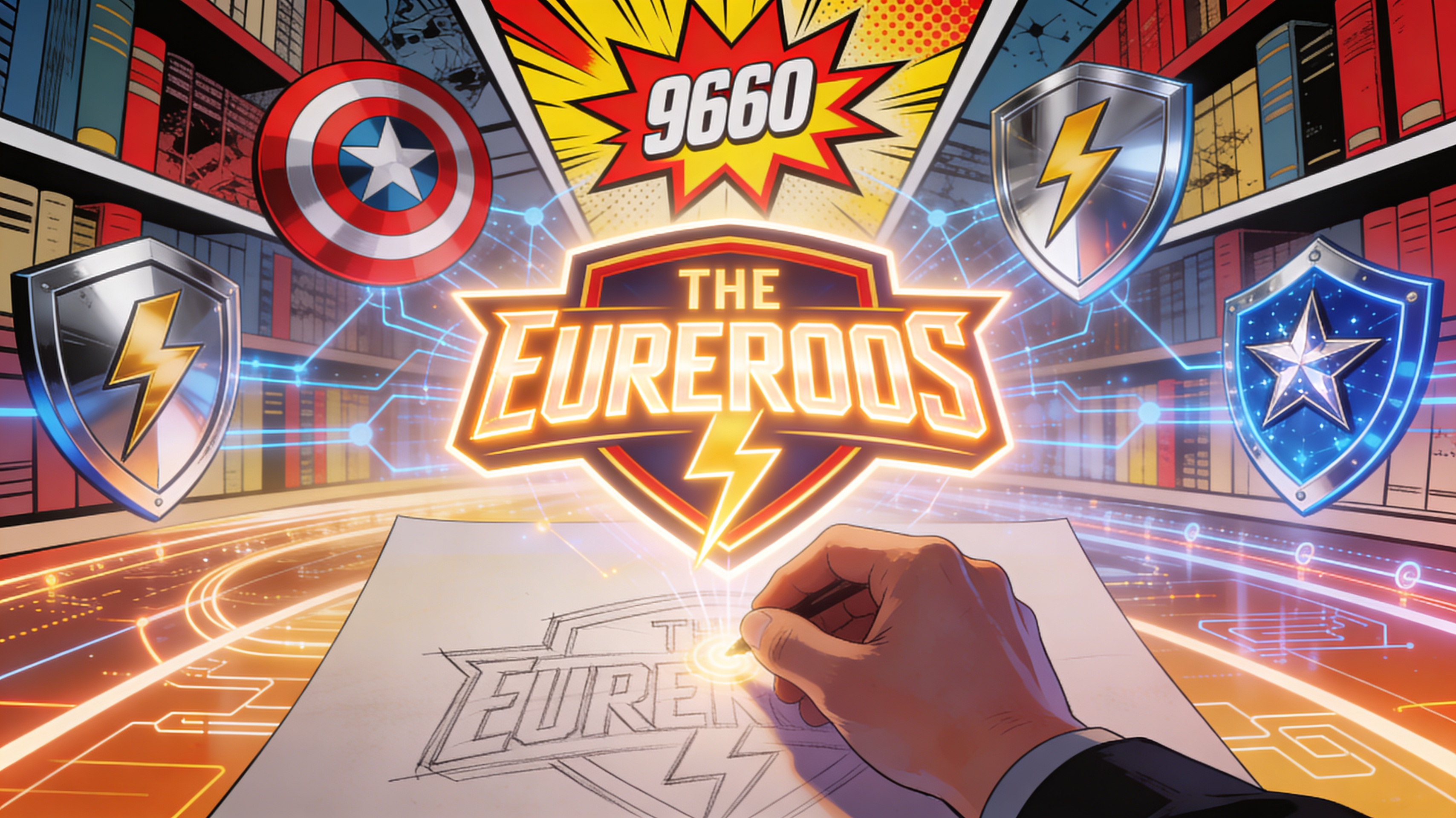 Comic Book Aesthetic Library - Feature illustration