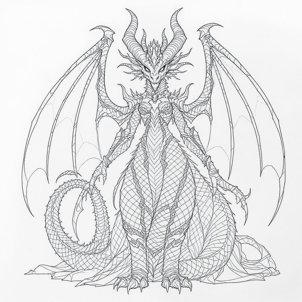 Generated Anthropomorphic Dragon