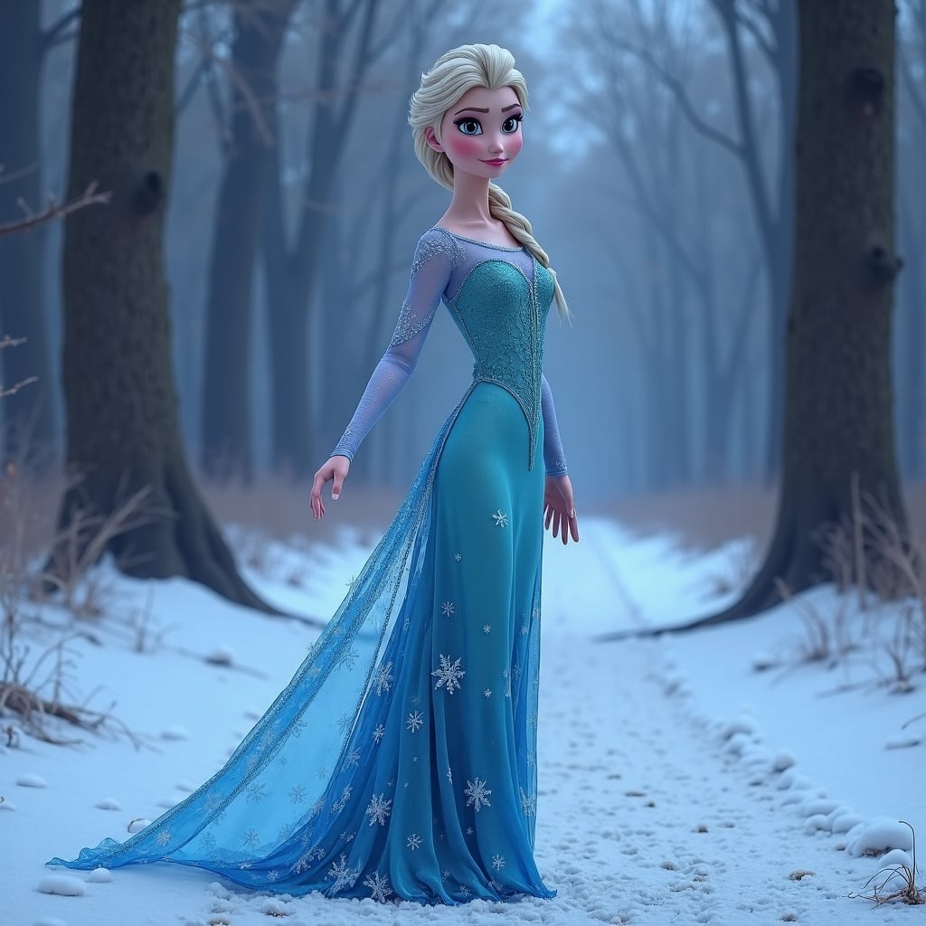 Naked Elsa From Frozen Dancing