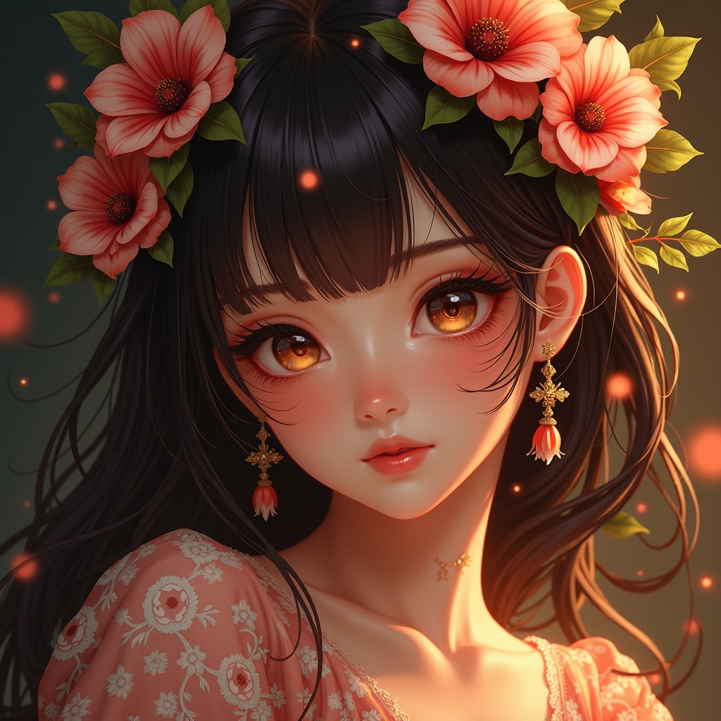 Anime Girl Depicted Artwork