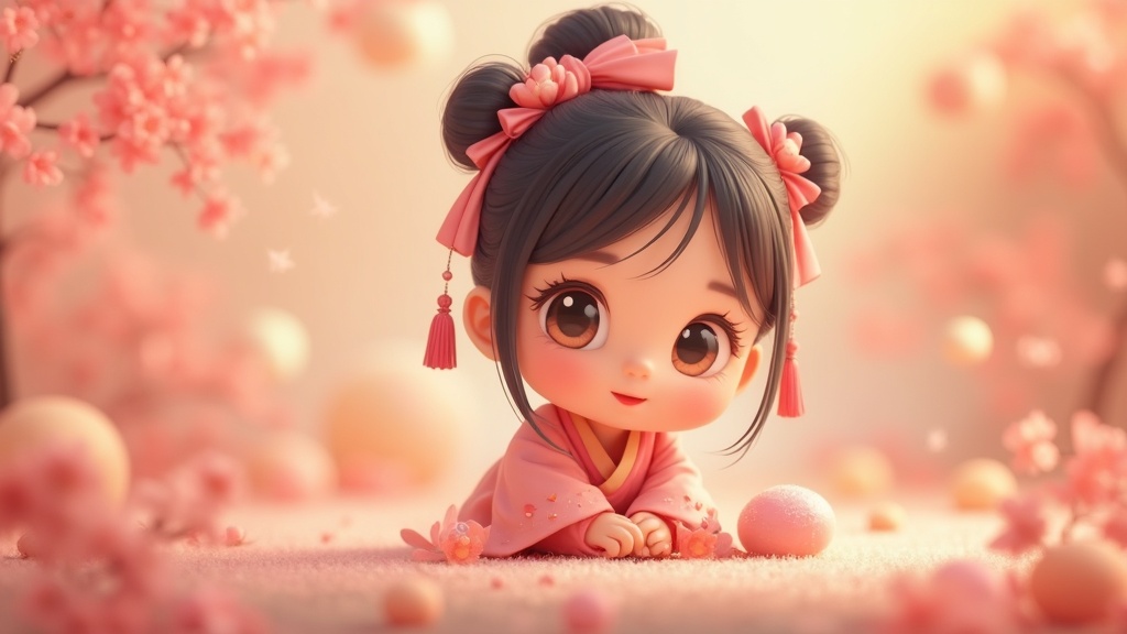 Illustration Chinese Idol Art