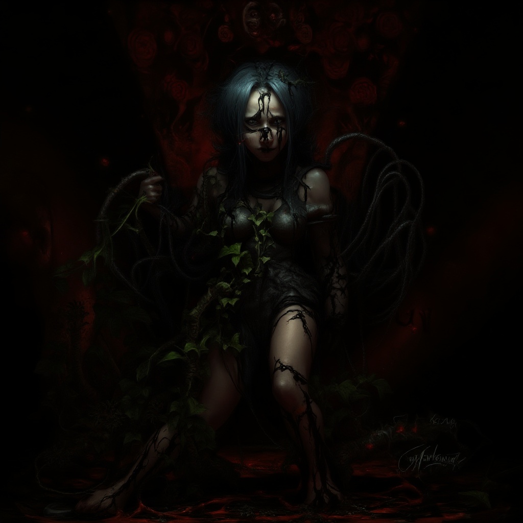 AI Gloomy Scene Design