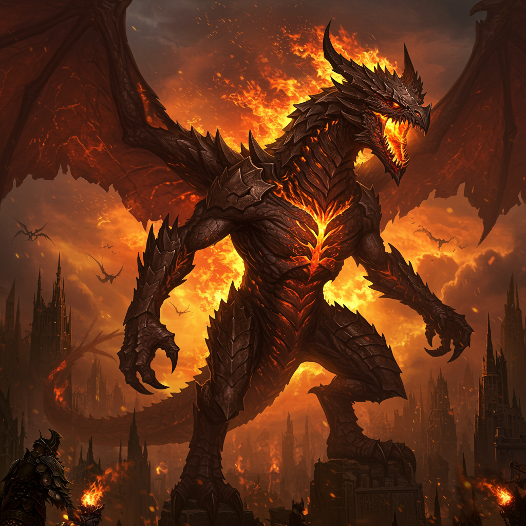 Generated Deathwing Towers