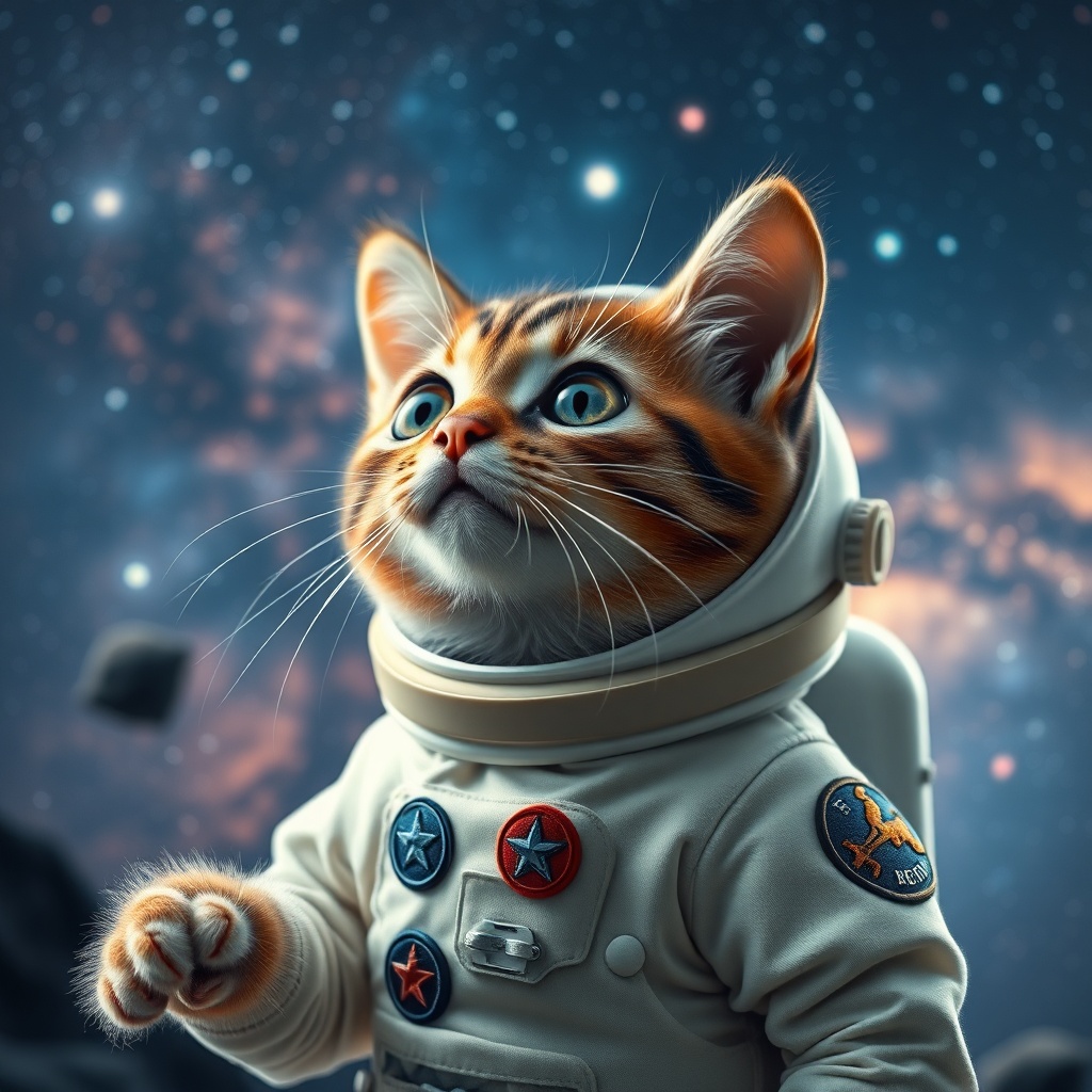 AI Depiction Feline Design