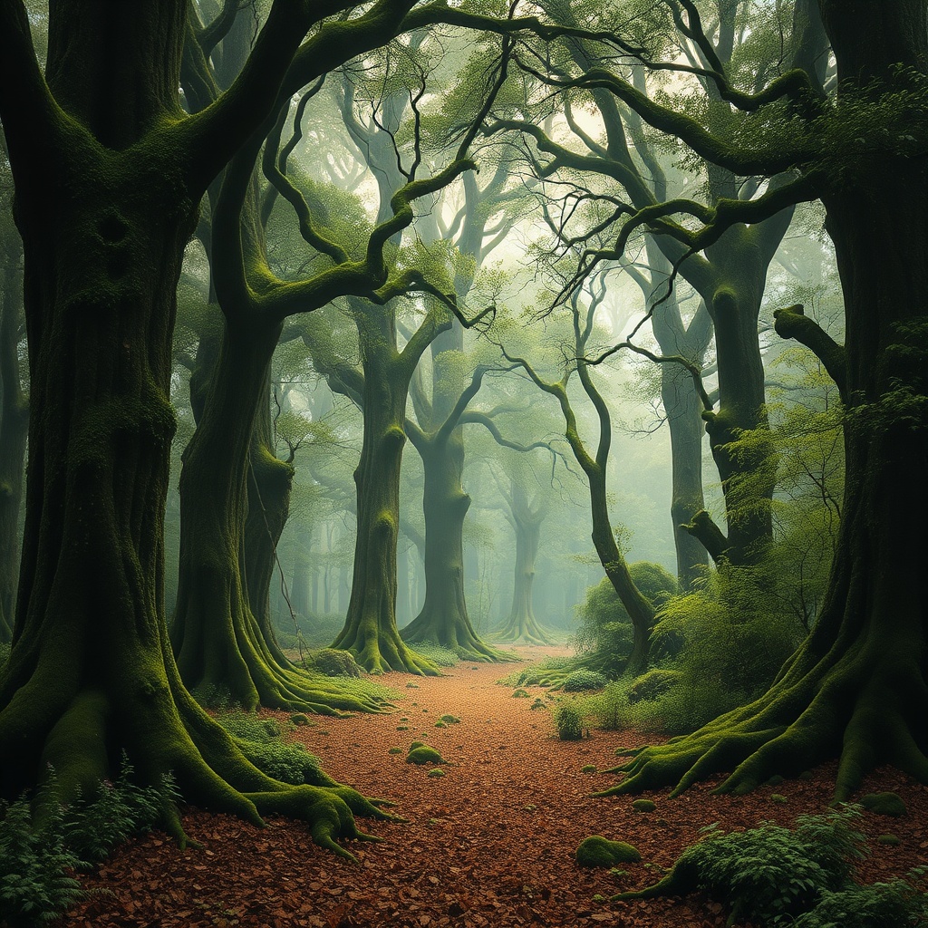 Verdant Forest Teeming Art