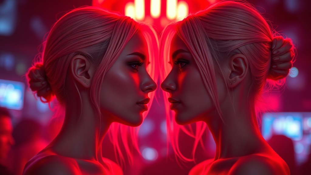 Albino Twin Sisters Artwork