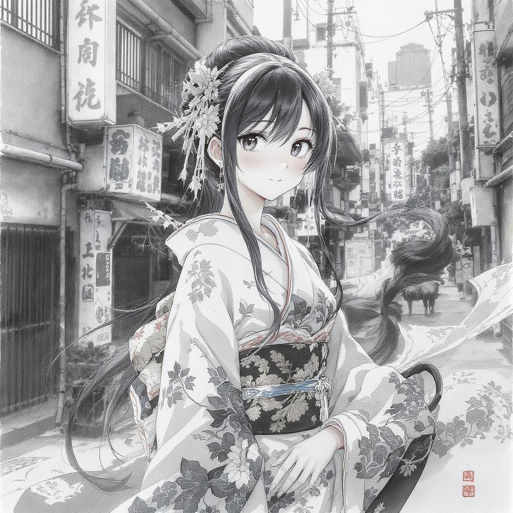 Anime Girl Illustration Artwork