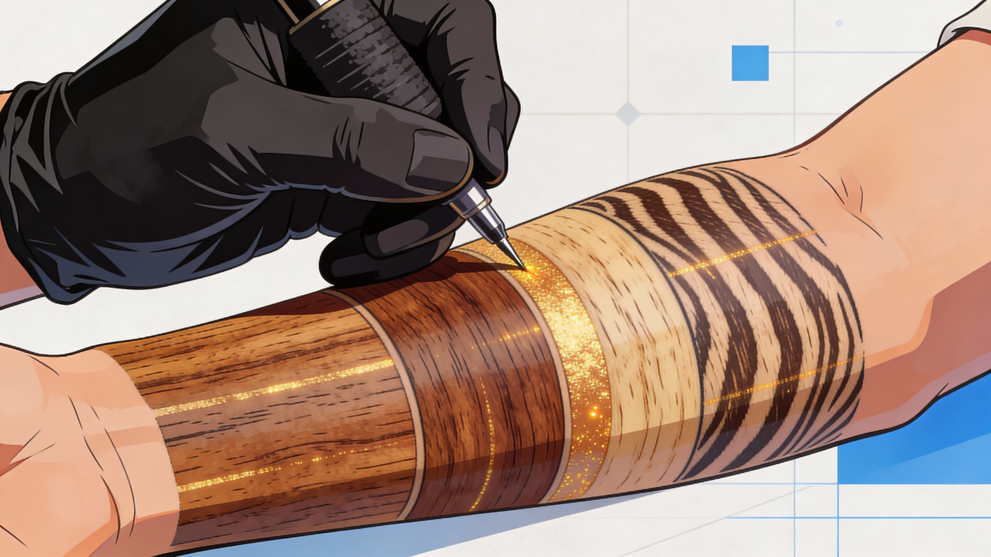 Hyper-Realistic Wood Grain Generation - Feature illustration