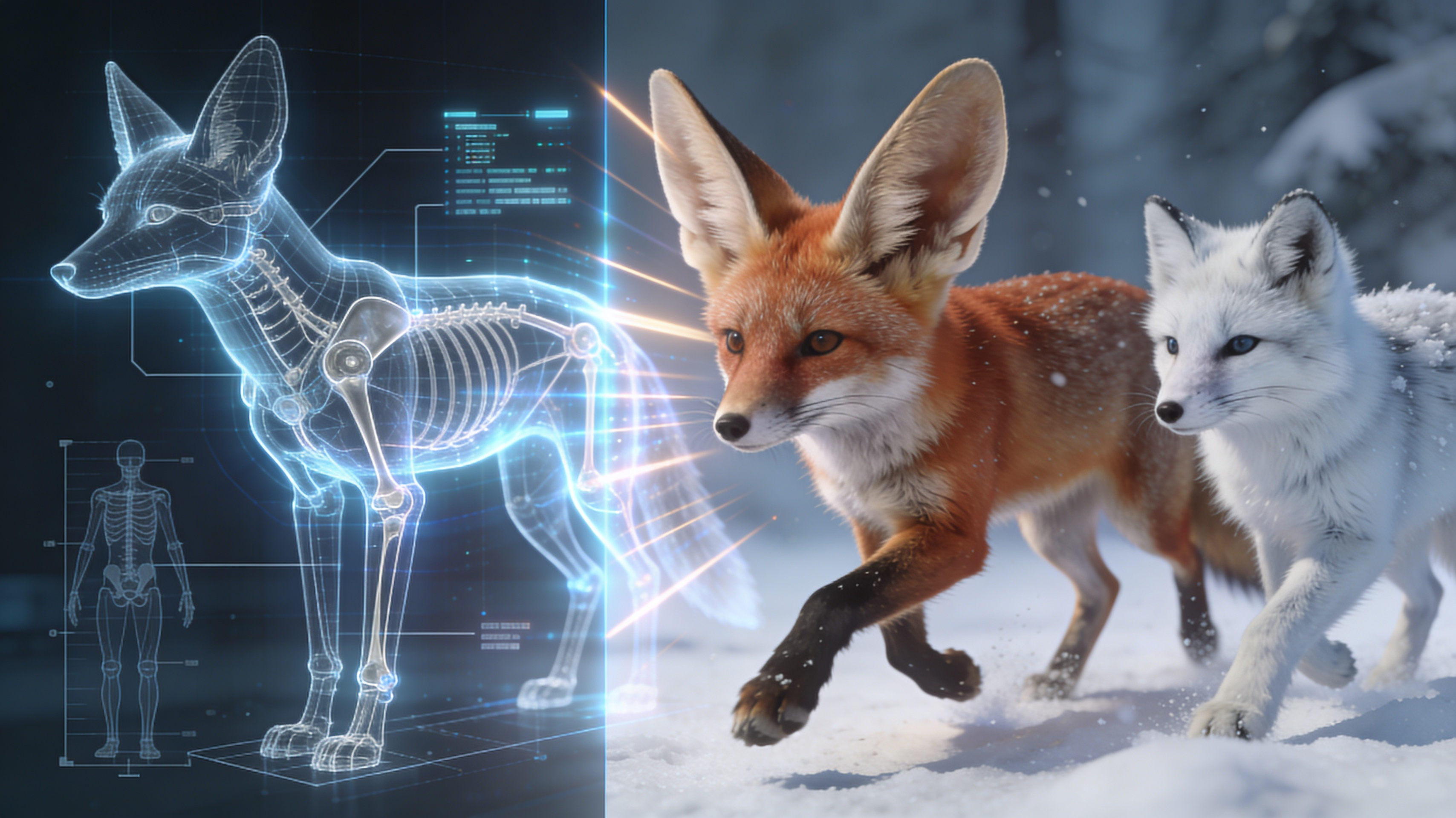 Species-Accurate Anatomical Rendering - Feature illustration