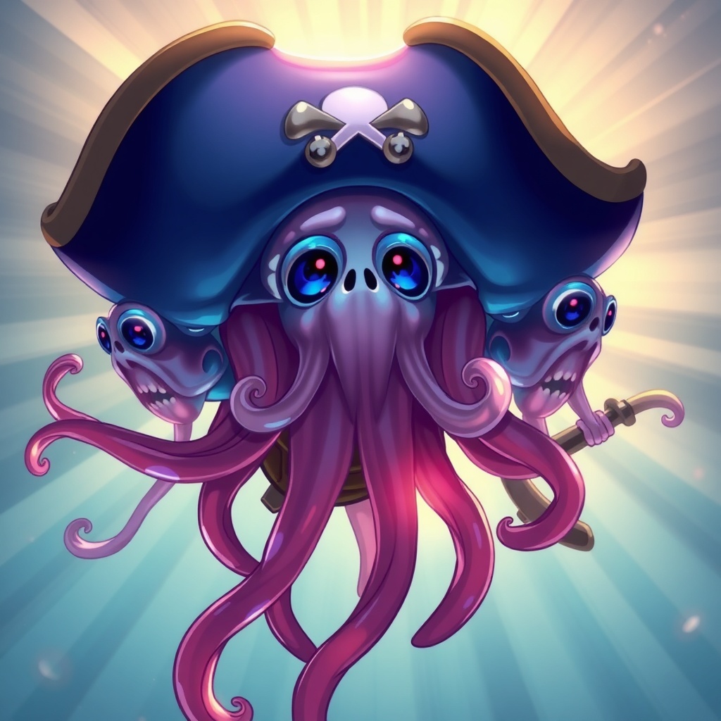 Jellyfish Pirate Heads, Artwork