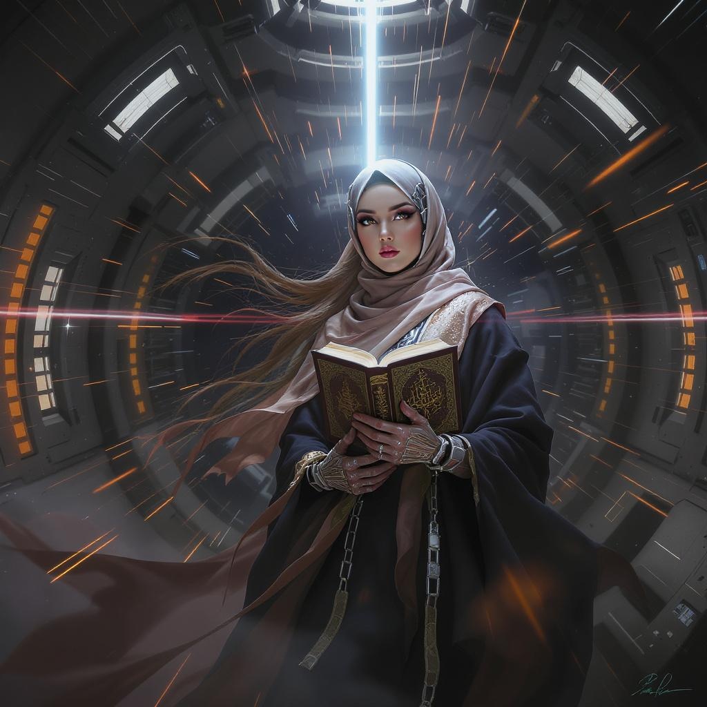 Hijabi Girl Prosthetics Artwork