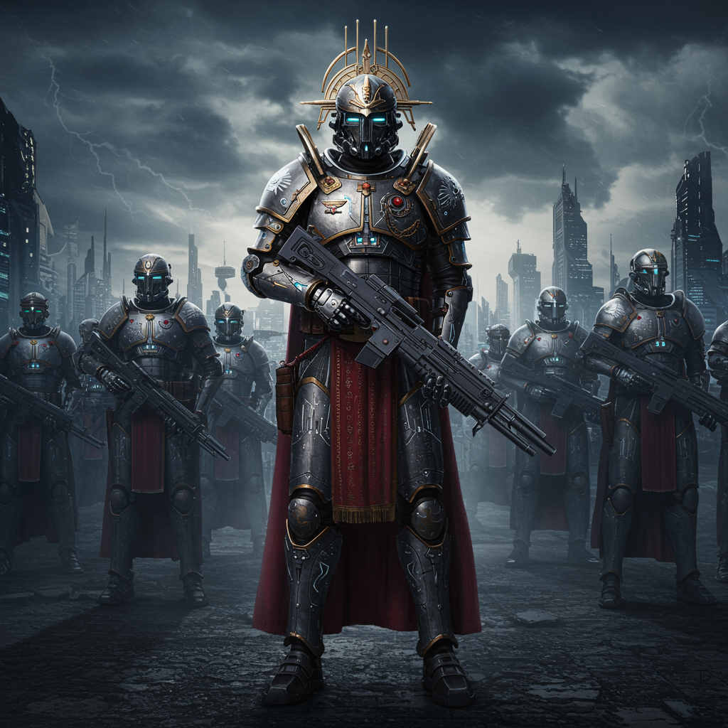 Futuristic Masterpiece Photoshoot Artwork