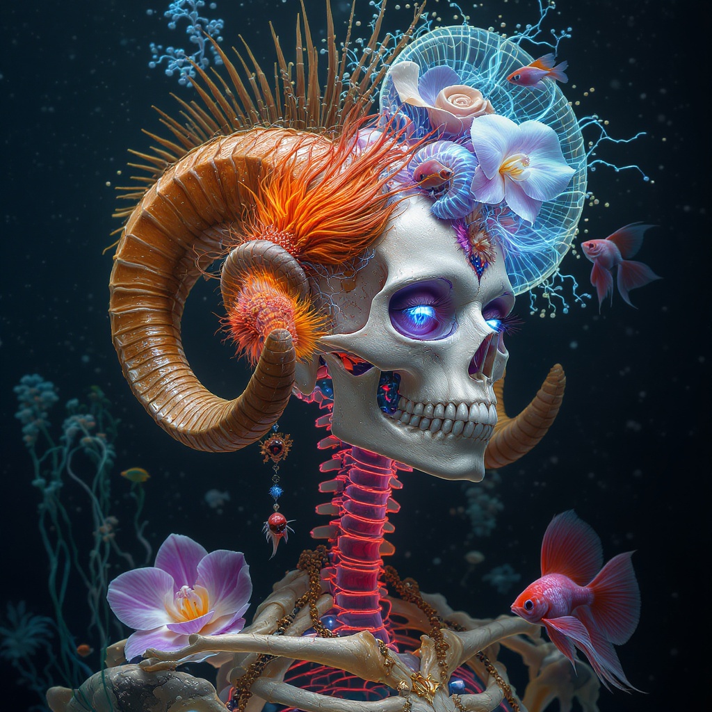 Goddess Close-up Portrait Art