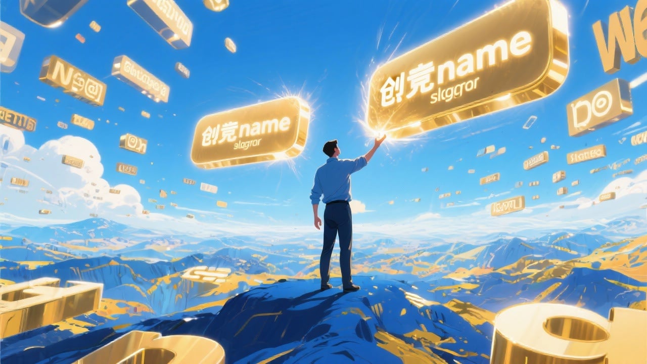 Find the Perfect Name or Slogan - Feature illustration