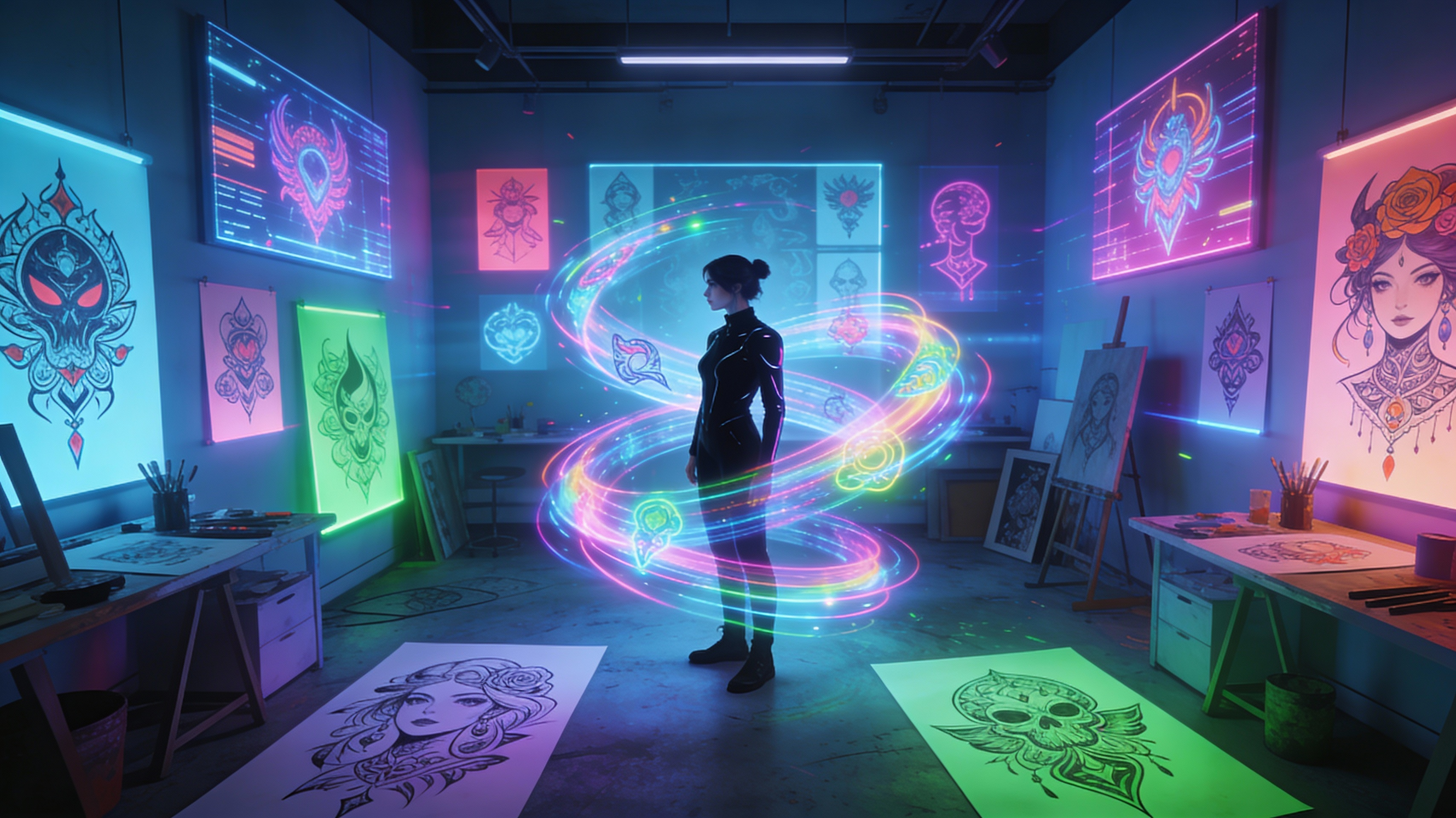 Rapid Prototyping for Tattoo Concepts - Feature illustration