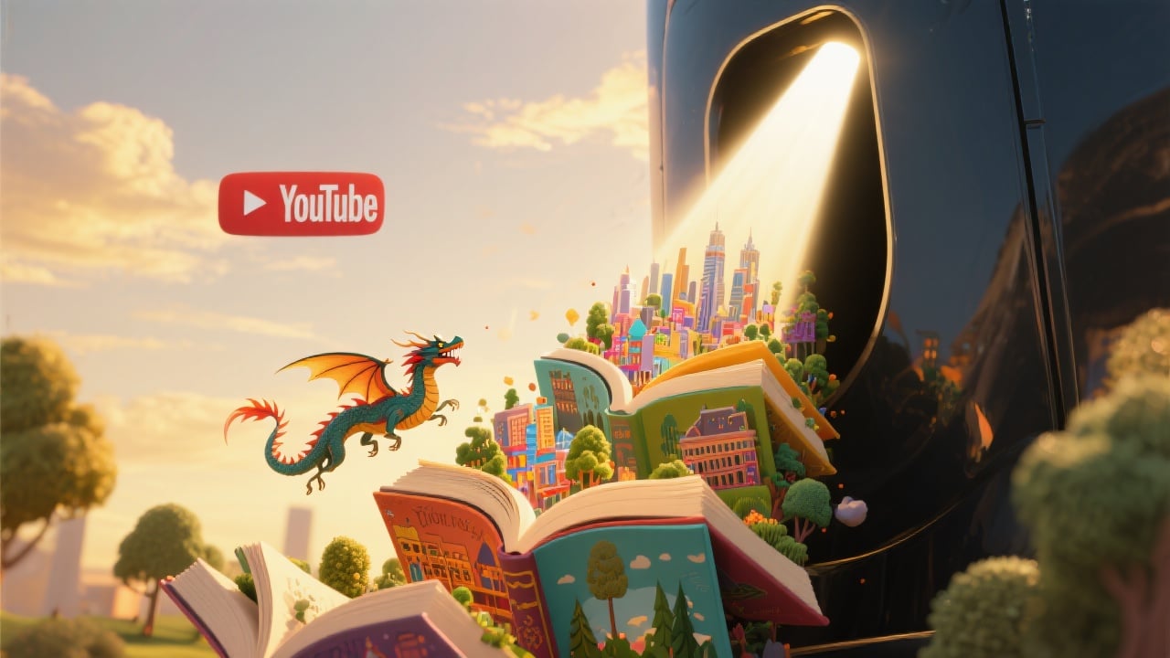 One click shorts from any story - Feature illustration