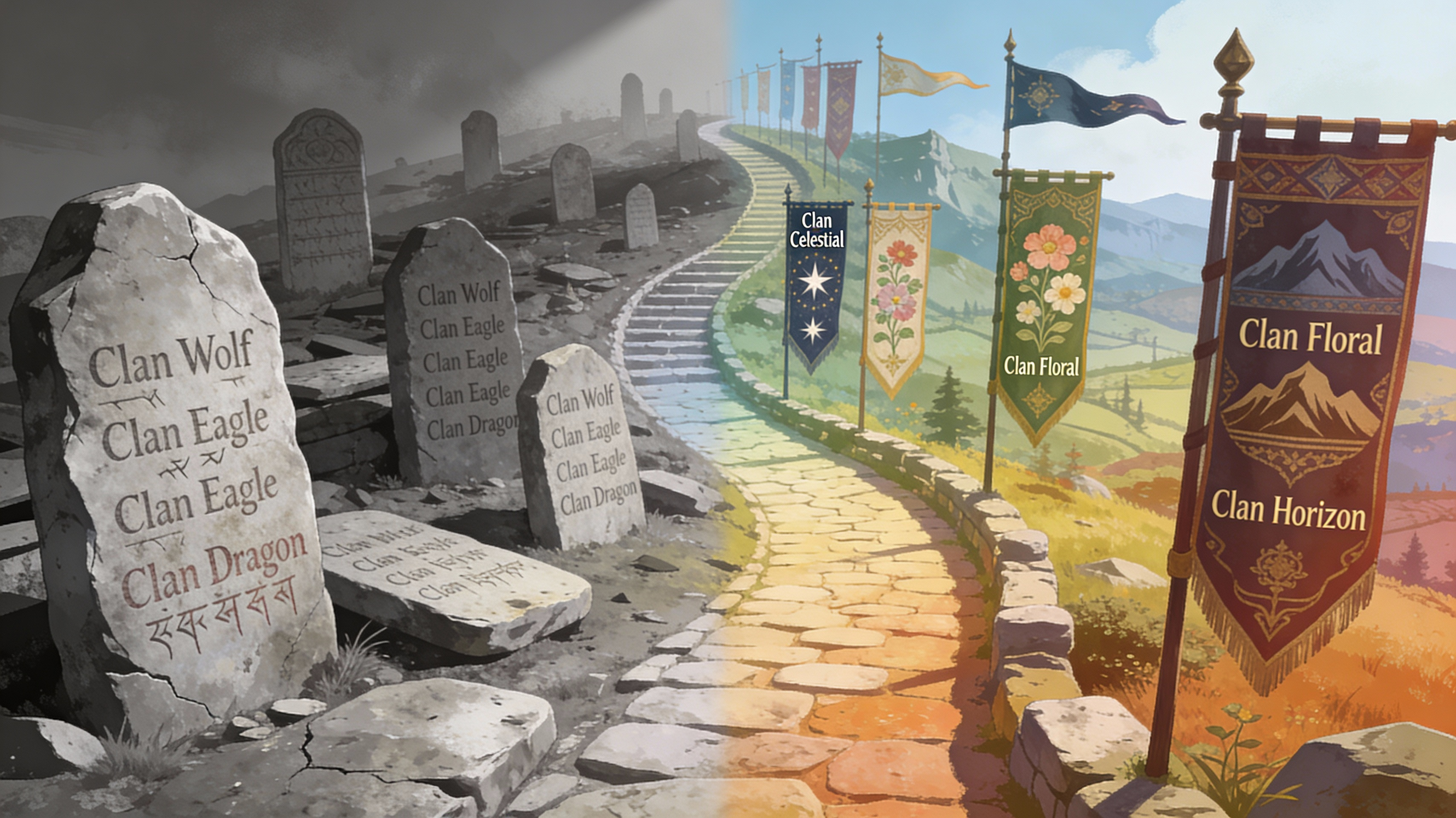 Avoid Generic Fantasy Clichés - Feature illustration