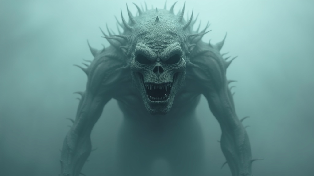 Detailed Portrait Monster Art