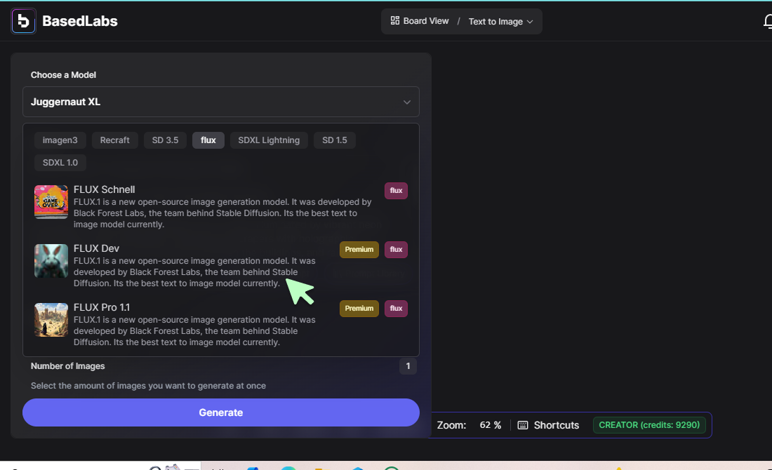 Step 2: Adjust design preferences 