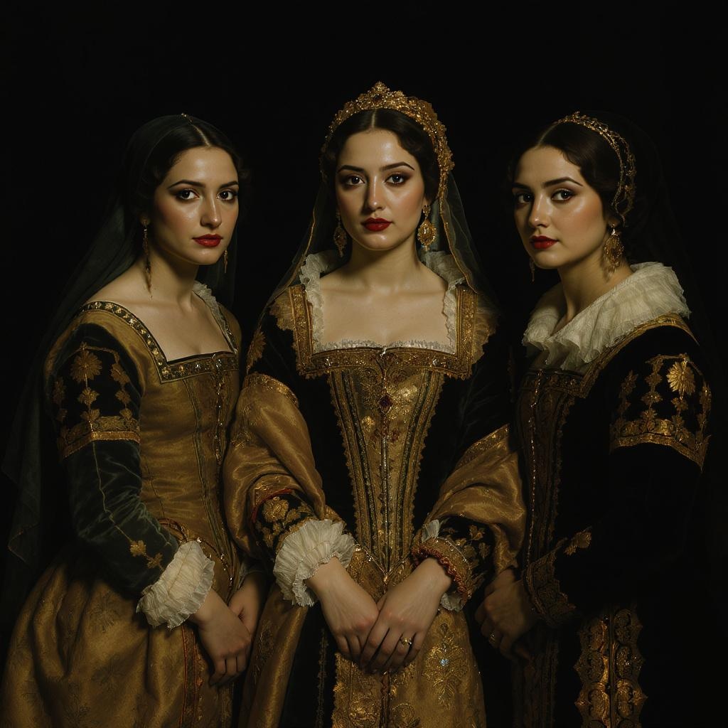 AI Three Women Design