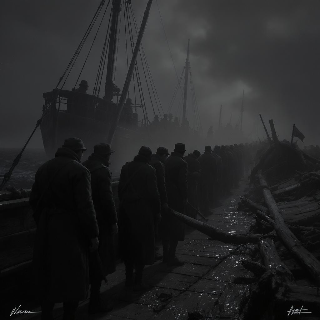 Generated Refugees Waiting