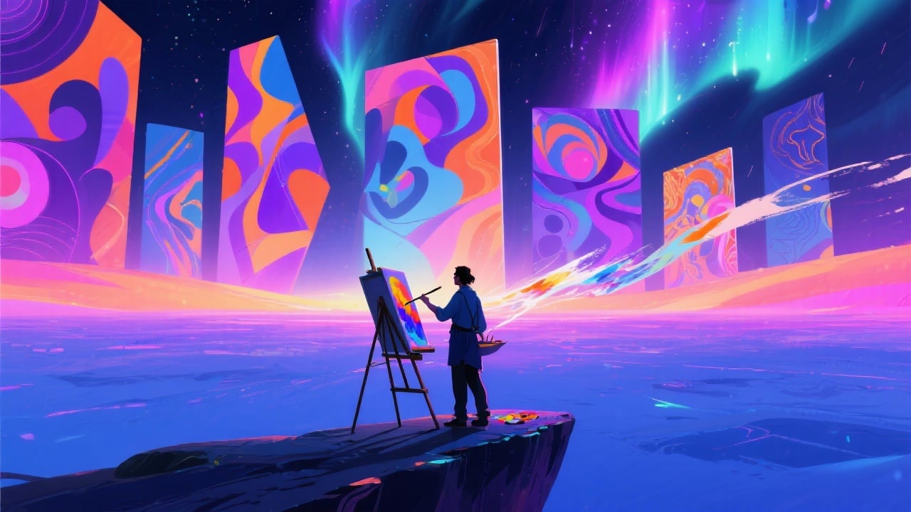 Explore New Artistic Styles - Feature illustration