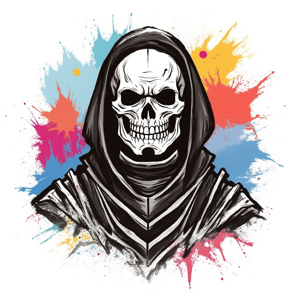 "scorpion Kombat, Skull Artwork