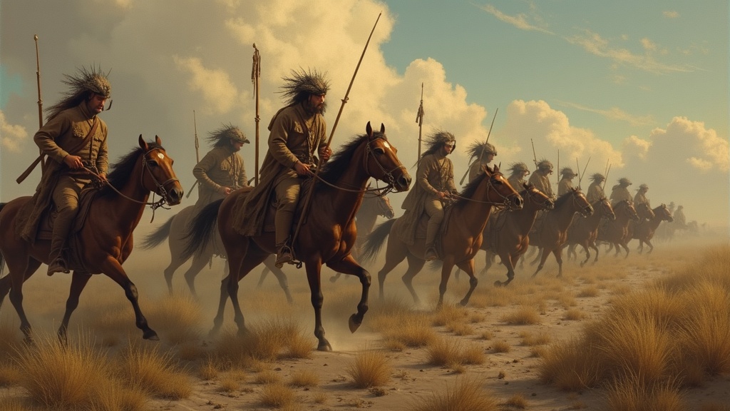 custer's last stand but custer and his men are all cute axolotls instead, and the indians are all jawas, no text, no title, and it should be dramatic, posed like in the famous painting